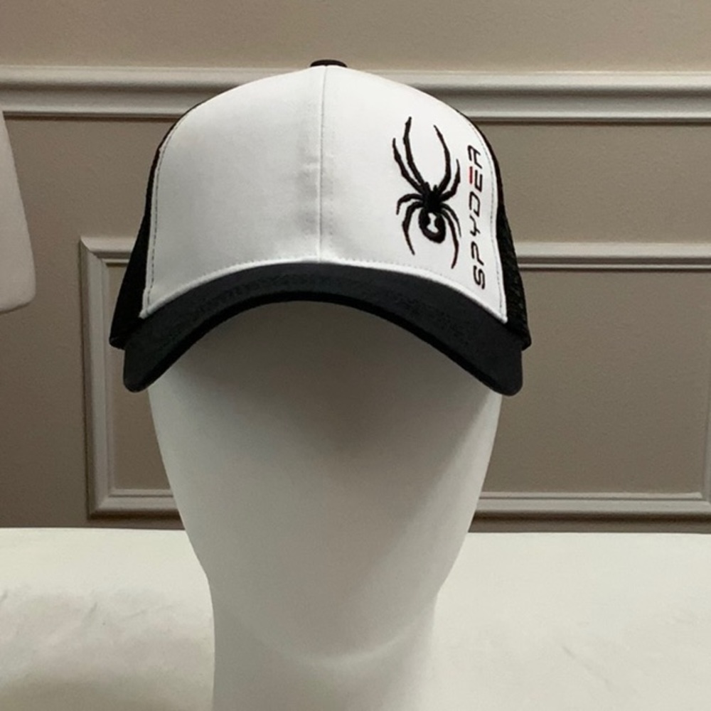 Spyder BRODY CAP - Wht/Blk/Blk